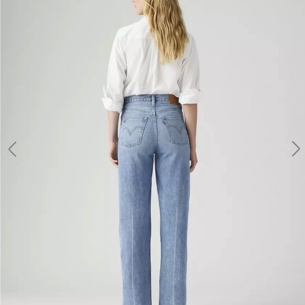 NWOT Levi RIBCAGE WIDE LEG High-Rise - Picture 2 of 4